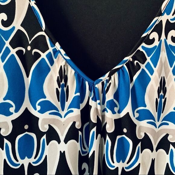 Style & Co Boho Print Top Size Large - Picture 4 of 11